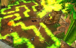 Game screenshot green yellow pattern - arcane free wallpaper