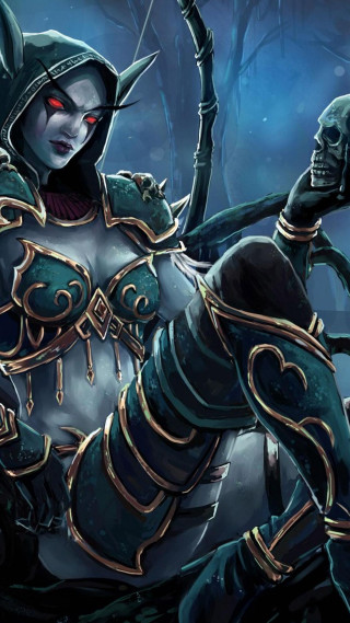 Woman costume bow demon woods - a woman in a costume holding free wallpaper for mobile