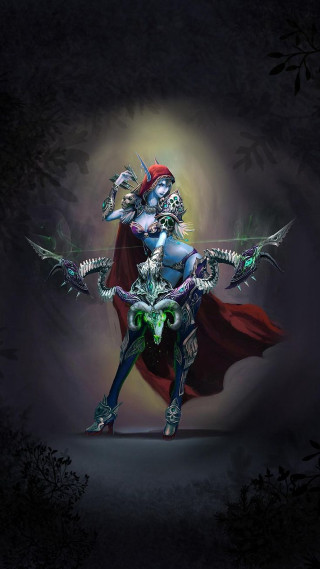 Woman costume demon back demon - free fantasy wallpaper for mobile