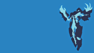 Blue silhouette outstretched arms vector - arm free wallpaper