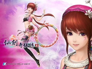 Girl pinkhat snake flower portrait - a white flower free wallpaper