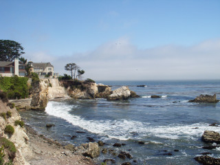 House cliff ocean waves crashing - the cliff free wallpaper