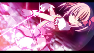 Girl pink outfit sword pink - a pink light free wallpaper