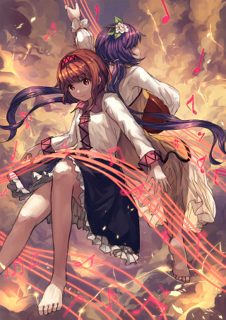 Anime couple sitting stars fireworks - a sky free wallpaper for mobile