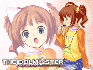 Girl cat ears yellow shirt - a cat ear free wallpaper