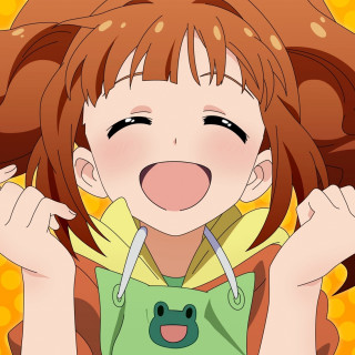 Girl green apron brown hair - brown free wallpaper for tablet