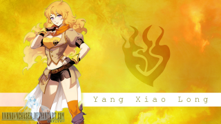 Woman cosplay yellow background dragon - character art free wallpaper