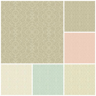 Pastel patterns set four colors - a set free wallpaper for tablet
