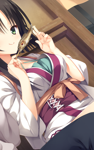 Woman fish hand fish hand - her hand and a fish free wallpaper