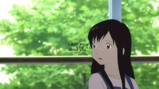 Girl looking out window quote - context art free wallpaper for desktop