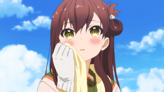 Girl long hair green eyes 2 - pixel art free wallpaper for desktop