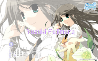 Girl guy kissing calendar yozuki - a calendar free wallpaper for desktop