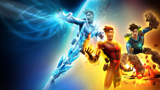 Video game group blue background - a video game free wallpaper