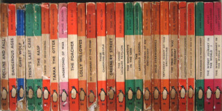 Books shelf row room collection - maximalist free wallpaper for desktop