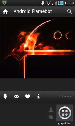 Cell phone flame image text 2 - duccio free wallpaper for mobile