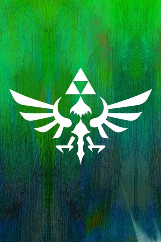 White bird green background blue - free anime wallpaper