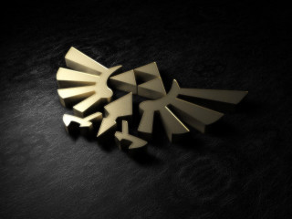 Black white stylized object bird - unreal engine free wallpaper for desktop