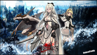 Dragon cityscape two women fantasy - over them free wallpaper