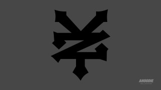 Black white symbol letter s - a gray background free wallpaper