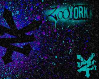 Graffiti neon sign zoo york - loony toon free wallpaper