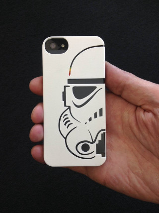 Stormtrooper phone case popart closeup - dahlov ipcar free wallpaper for mobile