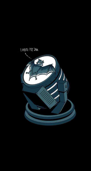 Ring dog caption black white - cynical free wallpaper for mobile