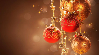 Christmas ornaments hanging string brown - hd wallpaper free wallpaper