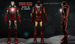 Iron man armors dark red - armor free wallpaper