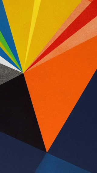 Colorful wallpaper black white red - painting free wallpaper