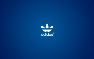 Blue background white adidas logo 7 - wallpaper free wallpaper for desktop