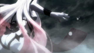 White haired woman flying moon - long white hair free wallpaper