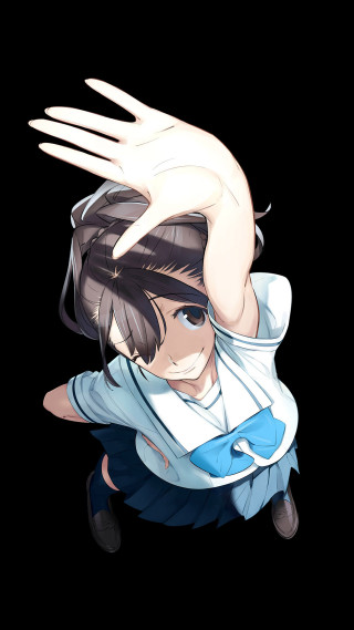 Flying person rayonism ambient occlusion - an ambient occlusion free wallpaper for mobile