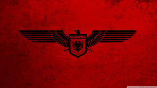 Red wall black eagle background - a red wall free wallpaper for desktop