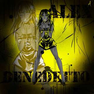 Woman yellow dress yellow background 2 - underground comix free wallpaper for tablet