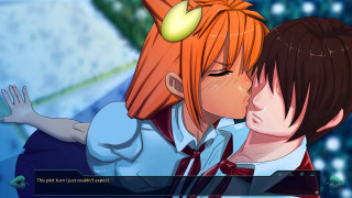 Anime couple kissing computer blue - furaffinity free wallpaper for desktop