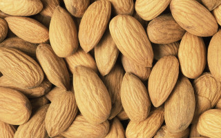 Almonds brown border 3d render - a black border free wallpaper for desktop