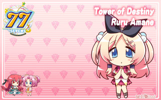 Pink background girl dress bow - du qiong free wallpaper