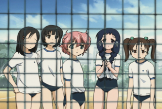 Girls group fence hands together - a fence free wallpaper