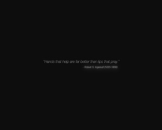 Black background quote person says 2 - other thing free wallpaper