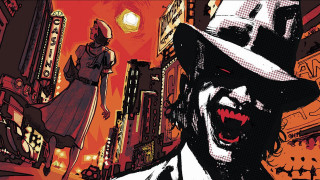 Harlem renaissance city night red - graphic novel free wallpaper
