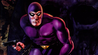 Man purple costume gun skull - anthony palumbo free wallpaper