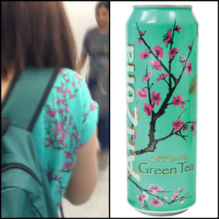 Woman green tea phone background - free forest wallpaper for tablet