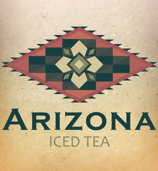 Diamond poster arizona iced tea - typographic free wallpaper for tablet