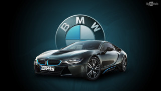 Bmw car emblem logo side - the back of it free wallpaper