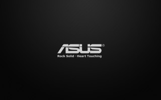 Black background white asus logo 2 - android free wallpaper for desktop