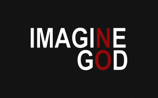 Imagine god black background red - god free wallpaper