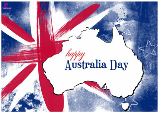 Happy australia day map flag - a flag in the background free wallpaper