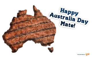 Happy australia day mate meat - meat free wallpaper
