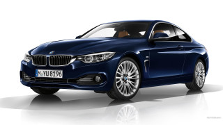 Blue car white background reflection - a reflection free wallpaper