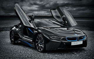 Bmw sports car doors open 3 - the door open free wallpaper